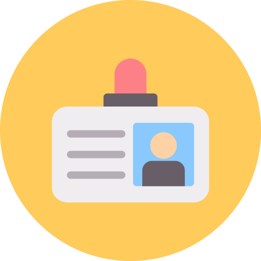 Удостоверение личности бесплатно иконка