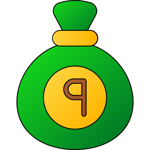 bolsa de dinero icono gratis