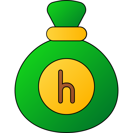 bolsa de dinero icono gratis