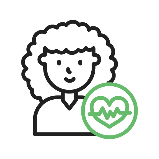 vida saludable icono gratis