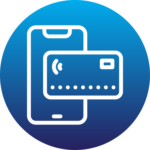 appuyez pour payer Icône gratuit