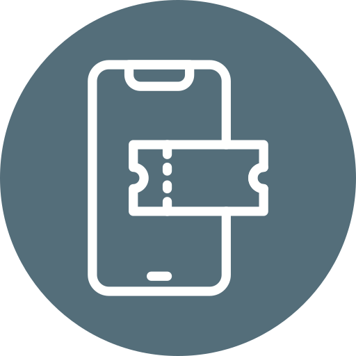 Онлайн-билет бесплатно иконка