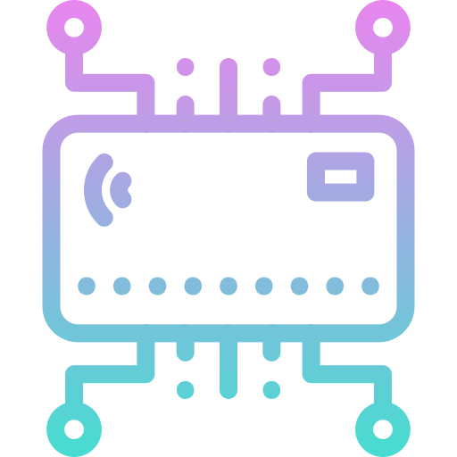 tarjeta electrónica icono gratis