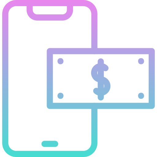 pago en línea icono gratis