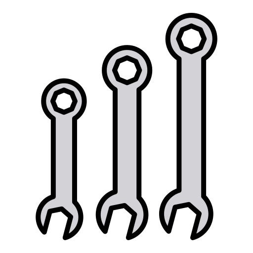 llave inglesa icono gratis