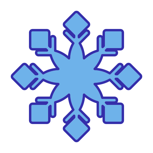 copo de nieve icono gratis