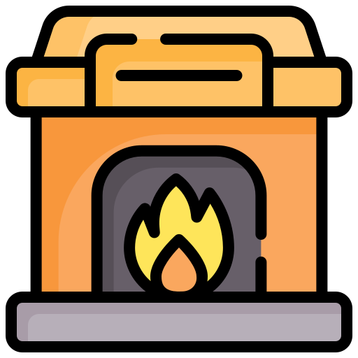 chimenea icono gratis