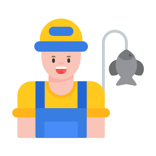 pescador icono gratis