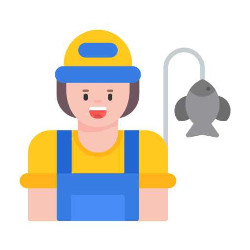 pescadora icono gratis