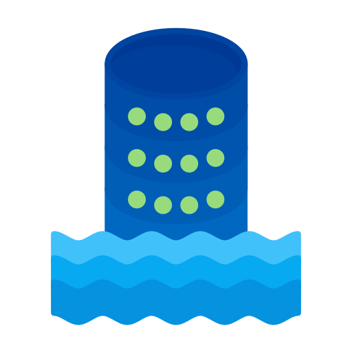 lago de datos icono gratis