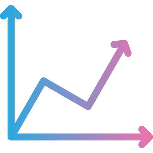 gráfico de linea icono gratis