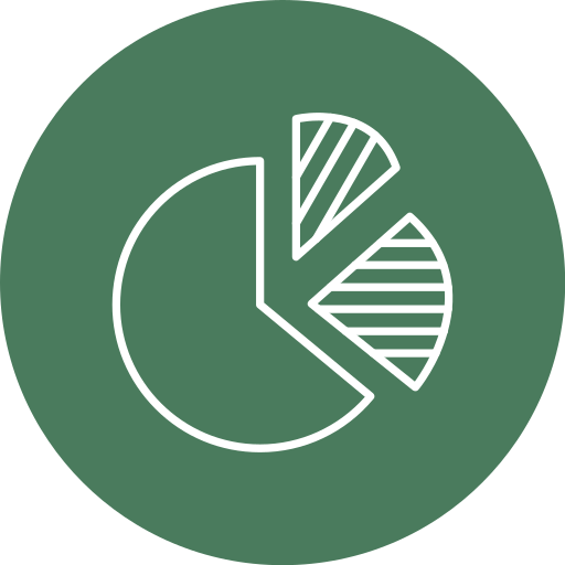 gráfico circular icono gratis