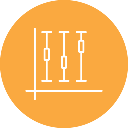 diagrama de caja icono gratis