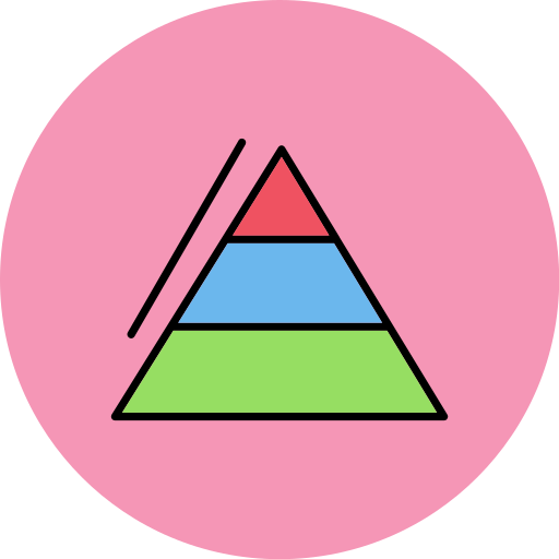 diagramme pyramidal Icône gratuit diagramme pyramidal Icône gratuit