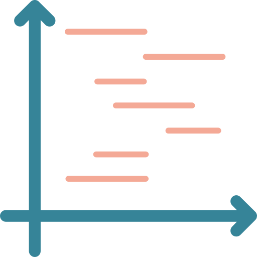 gráfico de gantt icono gratis