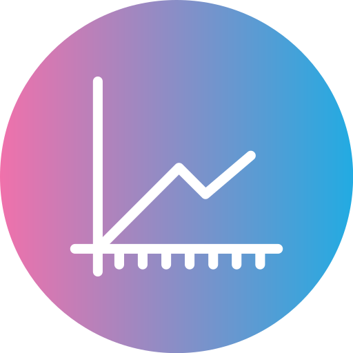 gráfico de linha grátis ícone