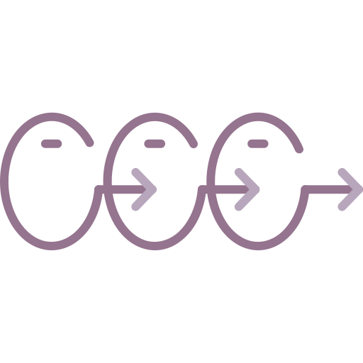 diagrama del proceso icono gratis