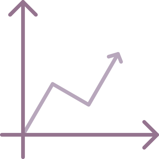 gráfico de linea icono gratis