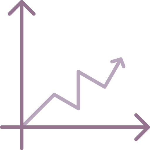 gráfico de linea icono gratis