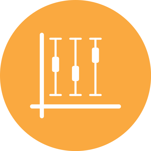 diagrama de caja icono gratis