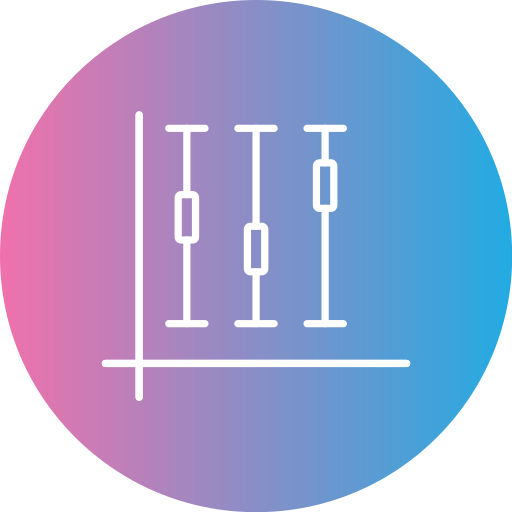 diagrama de caja icono gratis