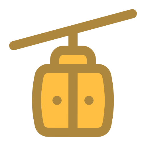 bonde, bondinho grátis ícone