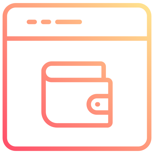 pago en línea icono gratis