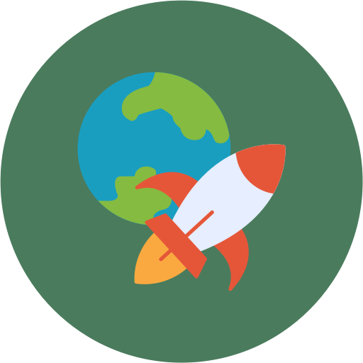 Rocket ship free icon