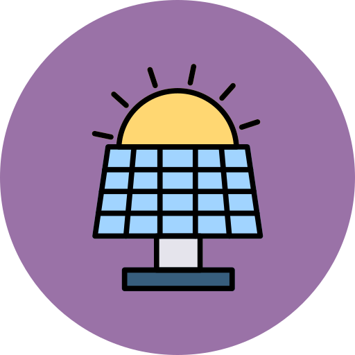 panel solar icono gratis