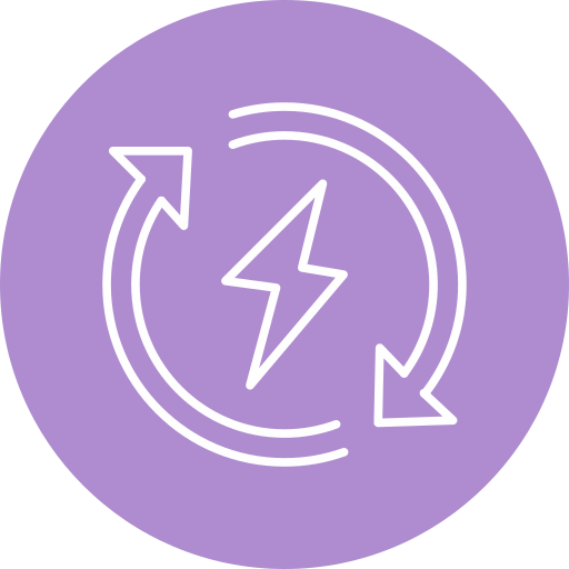 Renewable energy free icon