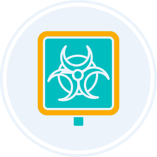 Biohazard free icon