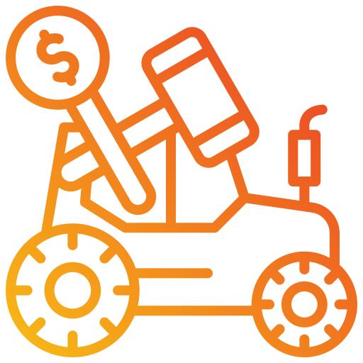 tractor agrícola icono gratis