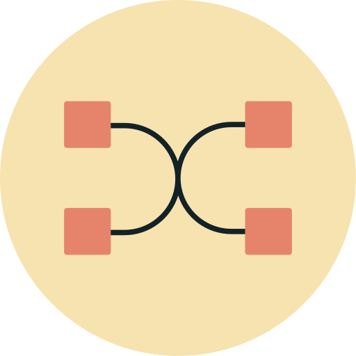 Many to many free icon