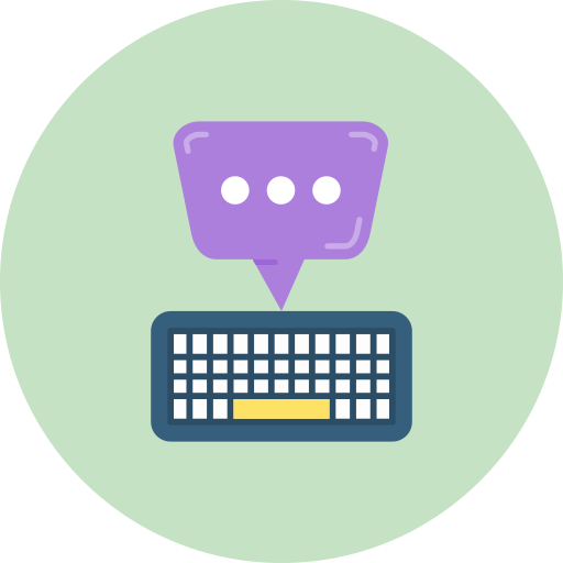 Keyboard free icon