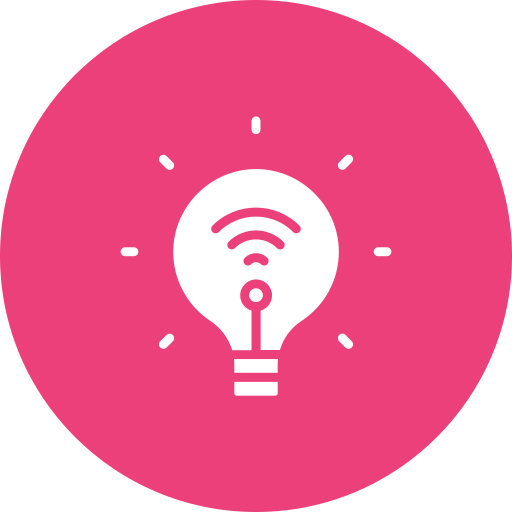 iluminación inteligente icono gratis