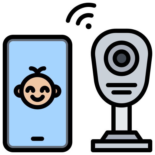 monitor de bebé icono gratis