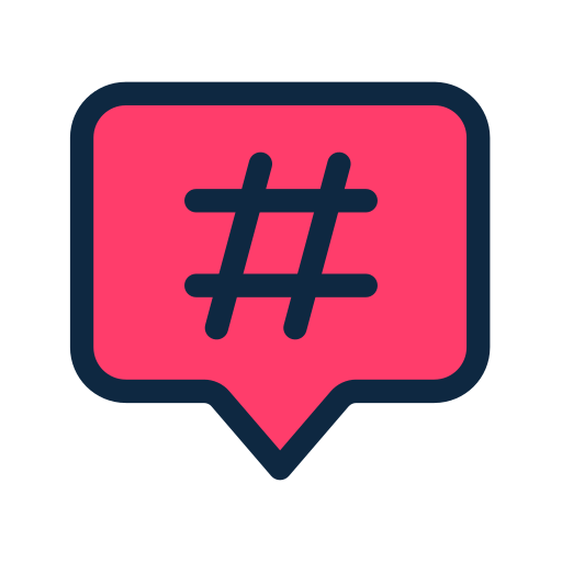 Hashtag Generic color lineal-color icon