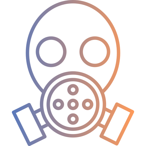 Gas mask free icon