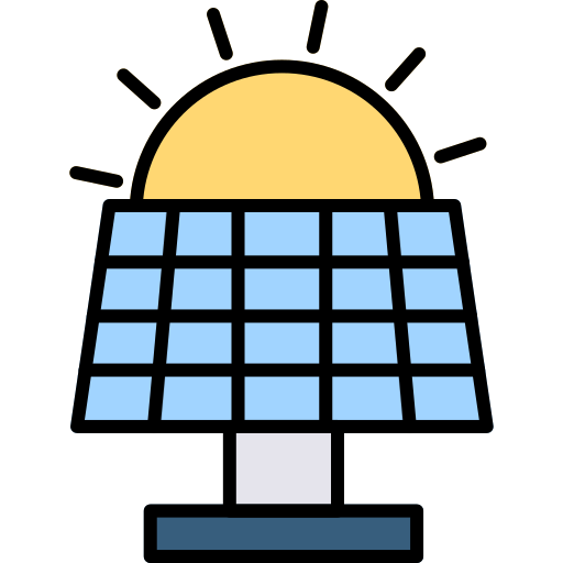 panel solar icono gratis