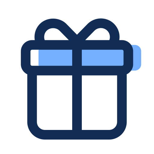 caja de regalo icono gratis