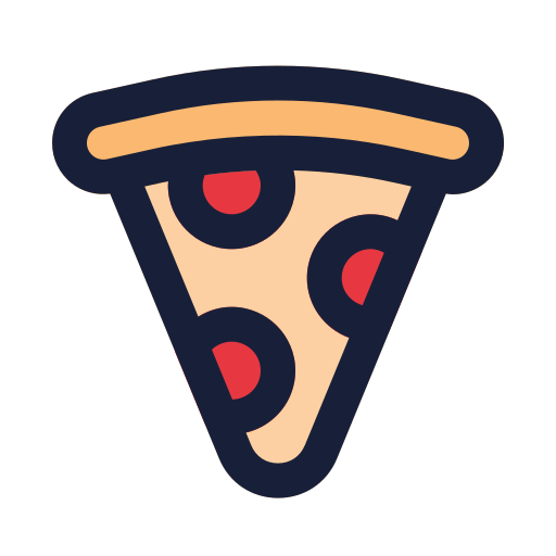 porción de pizza icono gratis