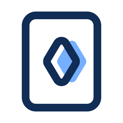 tarjeta de póquer icono gratis