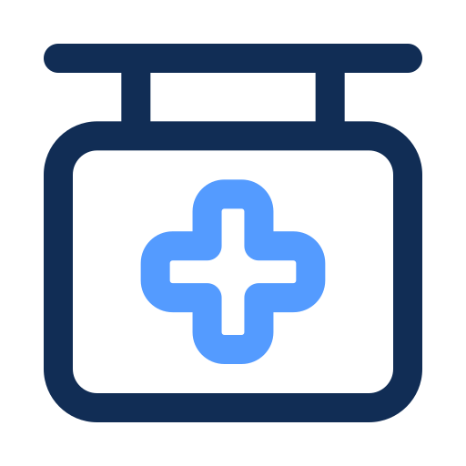 signo de hospital icono gratis