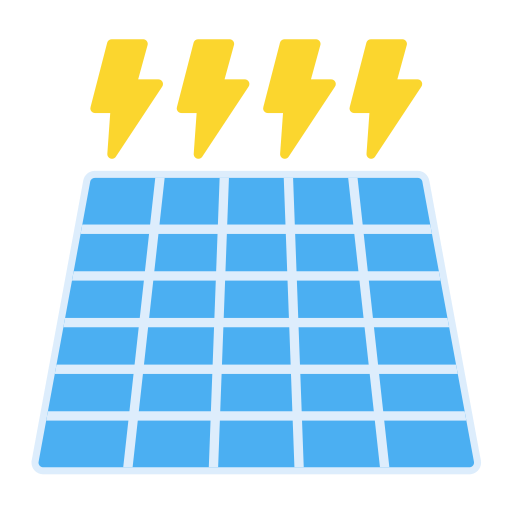 energia solar grátis ícone