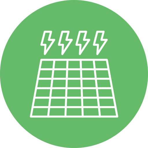 energía solar icono gratis