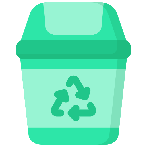 papelera de reciclaje icono gratis