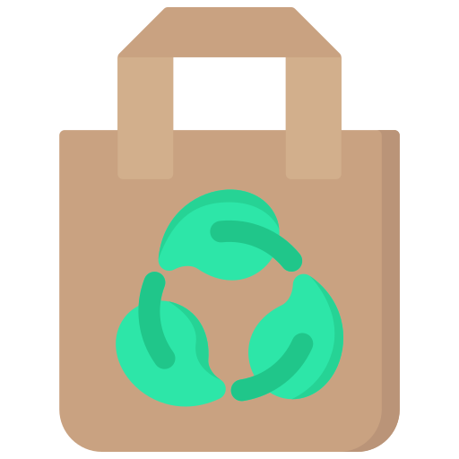 bolsa ecológica icono gratis