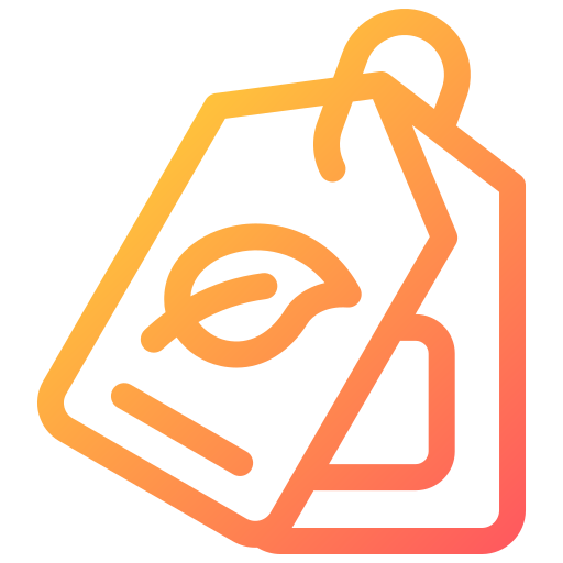 etiqueta ecológica icono gratis