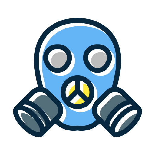 máscara de gas icono gratis