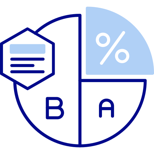 gráfico circular icono gratis